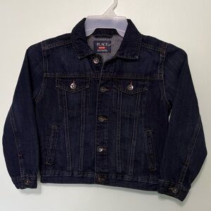 The Children's Place Dark Blue Denim Jacket for Kids never worn size 7/8